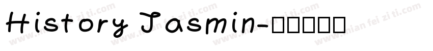 History Jasmin字体转换